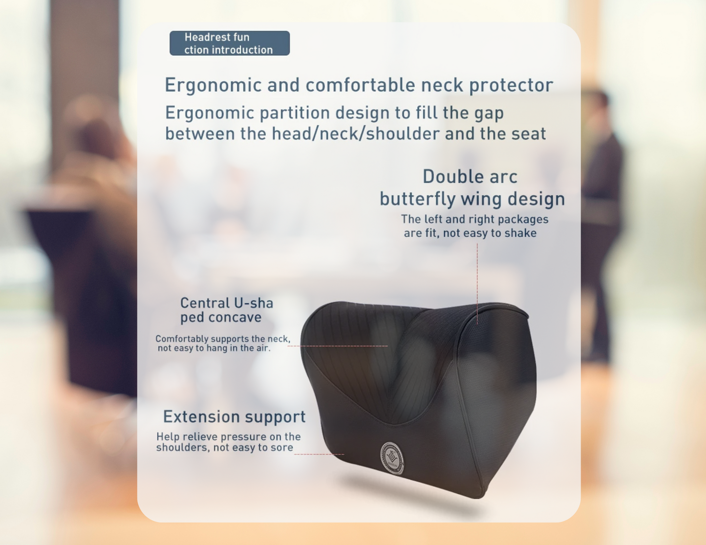 Smart electric massage pillow